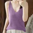 thumbnail image 1 of yillto Womens Knit Sweater Tank Tops V Neck Sleeveless Casual Summer Loose Trendy Camisole Shirts, 1 of 3