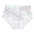 thumbnail image 1 of yillto Womens Lace Briefs High Waist Full Coverage Panties Seamless Comfy Stretchy Underwear, 1 of 3