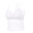thumbnail image 1 of yillto Womens Lace Camisole Tops Ruched Tank Racerback Spaghetti Strap Undershirts Cami Bralette, 1 of 3