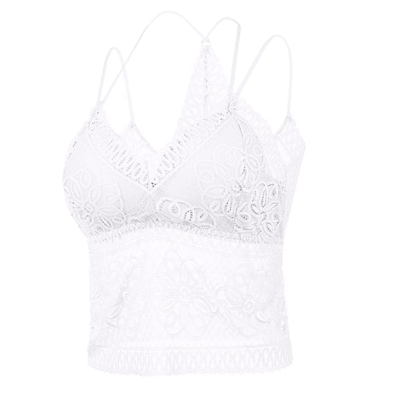 yillto Womens Lace Camisole Tops Ruched Tank Racerback Spaghetti Strap Undershirts Cami Bralette