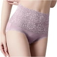 thumbnail image 1 of yillto Womens Lace Panties Ladies Soft Comfy Breathable High Waist Underwear Full Coverage Briefs, 1 of 4