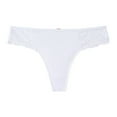 thumbnail image 1 of yillto Womens Lace Thongs Briefs No Show Bikini Thong Underwear Breathable Comfy Ladies Soft Panties, 1 of 3