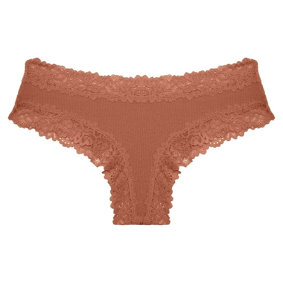 yillto Womens Lace Thongs Briefs No Show Seamless Bikini Panties Ladies Lightweight Hipster Thong