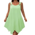 thumbnail image 1 of yillto Womens Plus Size Dress Sleeveless Tank Dress Loose Flowy Cover ups Beach Swimsuit Sundress, 1 of 6