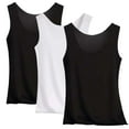 thumbnail image 1 of yillto Womens Plus Size Lace Tops Sleeveless Mock Neck Layer Blouse Casual Dress Camisole Shirts S-5XL, 1 of 5