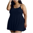 thumbnail image 1 of yillto Womens Plus Size Pajamas Nightgowns Soft Comfy Summer Sleepwear Sleeveless Cami Tops Dress, 1 of 6