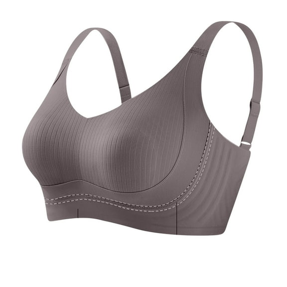 yillto Womens Plus Size Seamless Bra Wireless Full Coverage Everyday Comfortable Bralettes M-XXXL