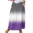 thumbnail image 1 of yillto Womens Plus Size Skirts High Waist Loose Summer Beach Vacation Long Maxi Skirts with Pockets, 1 of 5
