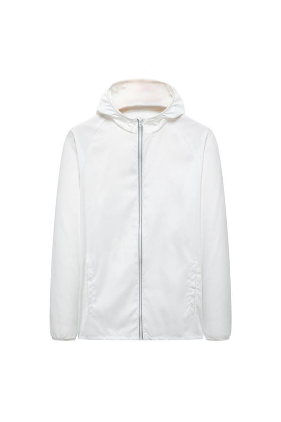 Womens Plus Size Sun Protection Jackets Long Sleeve Zip up Lightweight Summer Hiking Running