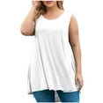thumbnail image 1 of yillto Womens Plus Size Tank Tops Sleeveless Loose Causal Flowy Trendy Summer Tunic Shirts Clothes L-5XL, 1 of 5