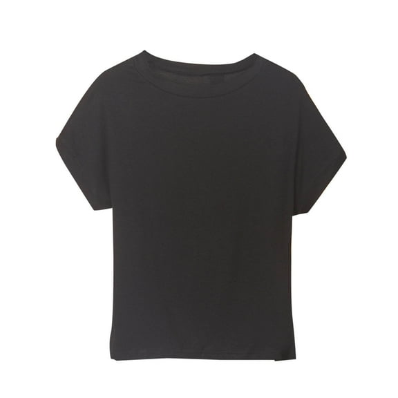 yillto Womens Plus Size Tee Cotton Short Sleeve Summer Loose Shirts Soft Comfy Basic Causal Tshirts