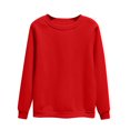 thumbnail image 1 of yillto Womens Plus Size Tops Crewneck Lightweight Sweatshirts Causal Loose Basic Tunic Shirts M-4XL, 1 of 5