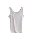 thumbnail image 1 of yillto Womens Scoop Neck Ribbed Knit Tank Top Sleeveless Camisole Shirts Basic Layering Slim Tshirts, 1 of 5