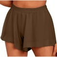 thumbnail image 1 of yillto Womens Shorts Casual Sweat Shorts Elastic Waist Loose Summer Shorts Athletic Running Activewear, 1 of 6
