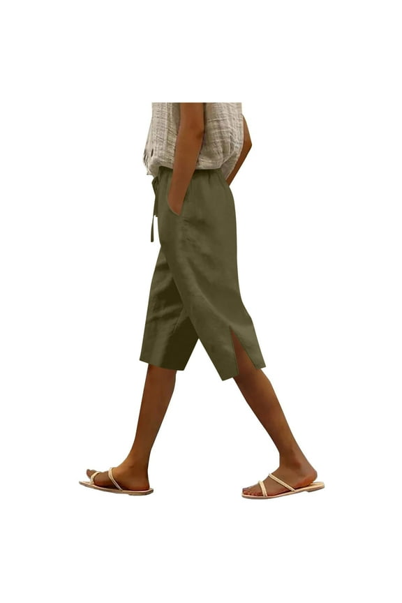 Womens Shorts Summer Dressy Shorts High Waisted Pleated Business Casual Work Shorts with Pockets S-2XL