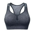 thumbnail image 1 of yillto Womens Sports Bra Racerback Running Gym Bras Full Coverage Wireless Suppportive Bralettes, 1 of 2