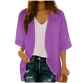 thumbnail image 1 of yillto Womens Summer Cardigan Cover ups 3/4 Sleeve Boho Beach Oversized Open Front Outwear Coverups, 1 of 7