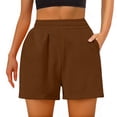 thumbnail image 1 of yillto Womens Sweat Shorts Casual Summer Elastic Waist Athletic Shorts Comfy Shorts with Pockets, 1 of 5