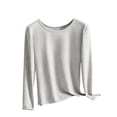 thumbnail image 1 of yillto Womens Thermal Top Cotton Long Sleeve Base Layered Underwear Warm Winter Slim Shirts M-4XL, 1 of 4