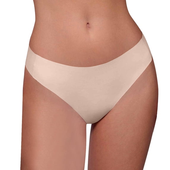 yillto Womens Thong Underwear High Waisted Seamless Comfy Thongs Women Breathable No Show Panties