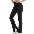 thumbnail image 1 of yillto Womens Yoga Pants with Pockets for Women High Waisted Workout Pant Wide Leg Flare Trousers Stretchy Lounge Leggings, 1 of 7