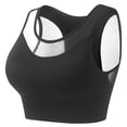 thumbnail image 1 of yillto Yoga Bralettes for Women Racerback Sports Bra Running Workout Gym Full Coverage Supportive Bras, 1 of 6