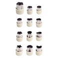 thumbnail image 1 of yilyih 12Pcs Vegetable Cutter Shapes Set Mini Cookie & Fruit & Pie Stamps Mold Stainless Steel Mini Cookie Cutters Mini Food Cutters for Kids Baking and Food Supplement Tools Accessories, 1 of 9