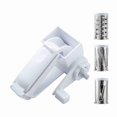 thumbnail image 1 of yilyih 3 in 1 Cheese Grater,Olive Garden Cheese Grater Hand Crank,Hand Held Cheese Grater with Handle,Hand Held Cheese Grater Rotary,Cheese Grater Handheld Crank for Hard Cheese,Chocolate,Nuts, 1 of 9