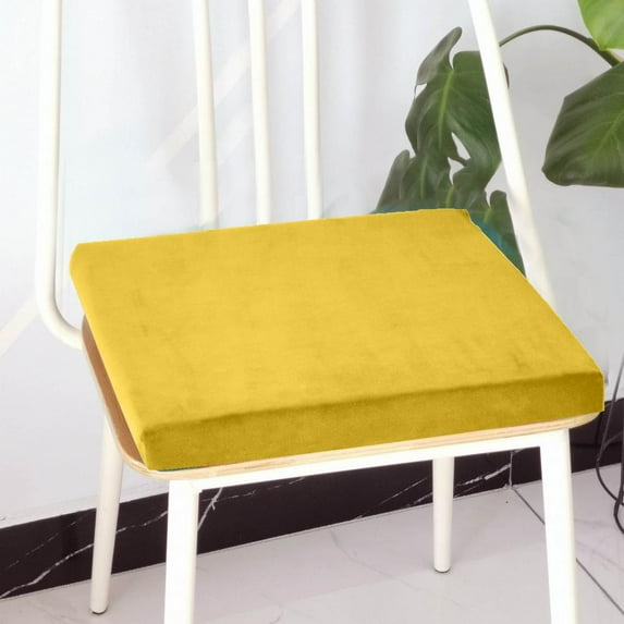 yilyih Chair Cushions for Dining Chairs,Sponge Cushion Velvet Solid Wood Sofa Cushion Window Cushion Warm and Comfortable Tatami Cushion,Kitchen Chair Cushions with Non-Slip Backing,Dining Chair Pads