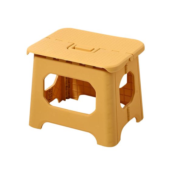 yilyih Folding Step Stool Step Stool Plastic Foldable Step Stools Non-Slip Surface with Carry Handle Collapsible Stool for Camping Hiking Fishing Bbq Foldable Step Stool Stool