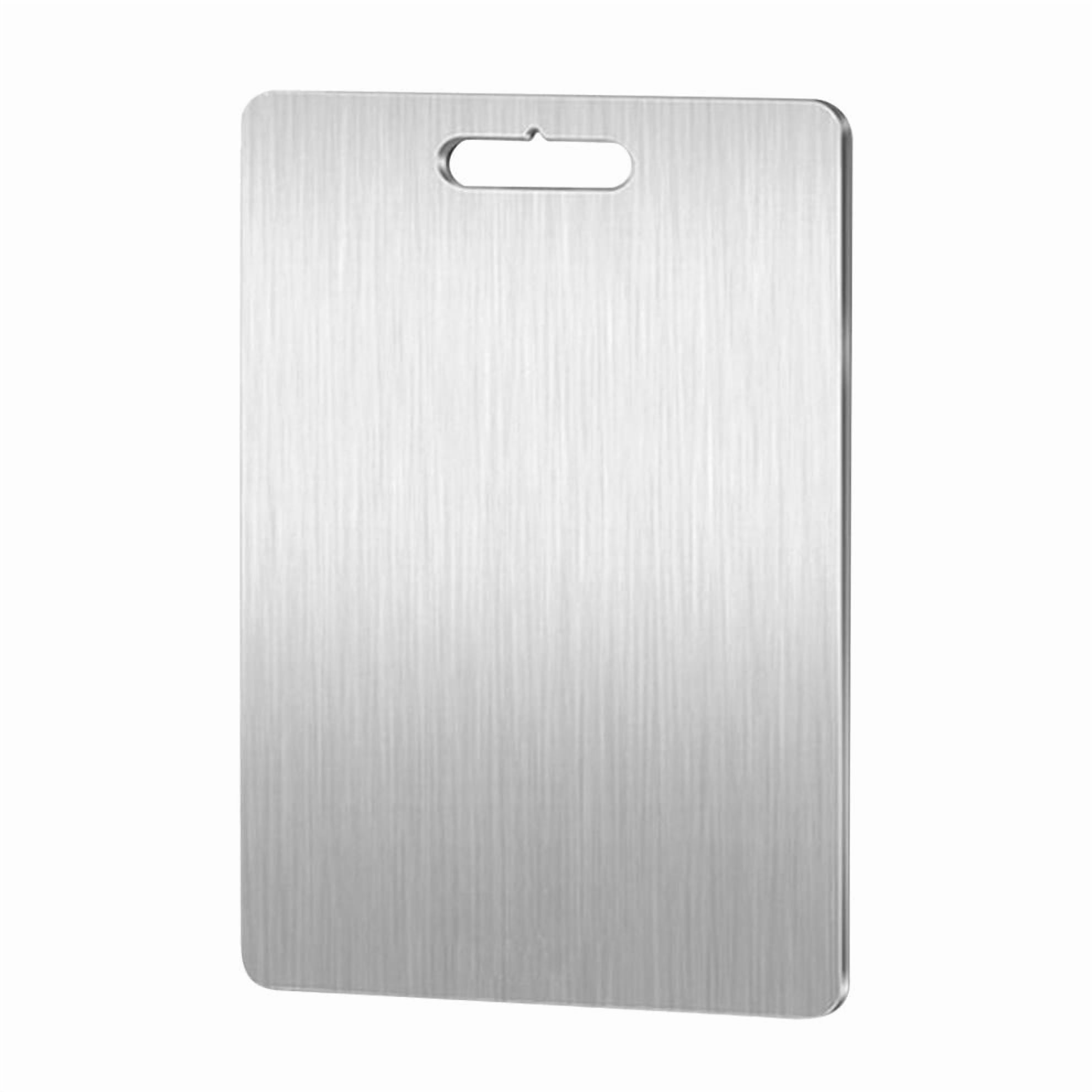 yilyih New Titanium Cutting Boards,Upgraded 100% Pure Titanium Cutting Boards for Kitchen,Double-Sided Food Grade Cutting Board,Chopping Boards Cutting Mat for Meat Fruit & Vegetable