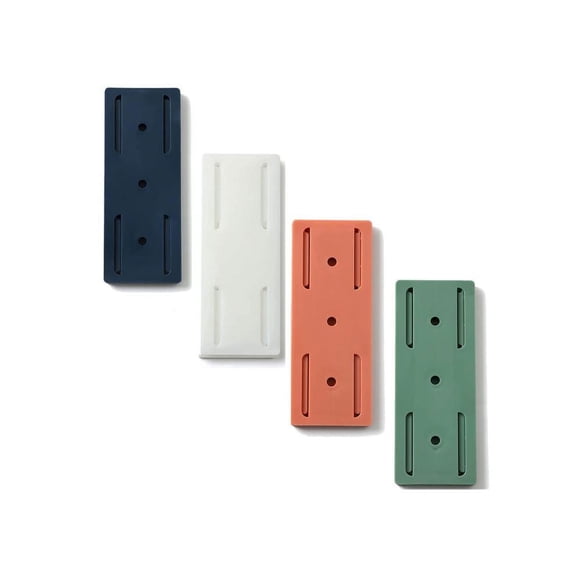 yilyih Power Strip Holder,Adhesive Punch-Free Socket Self Desktop Fixer,Holder Is Free of Marks and Holes,Cable Management Punch Free Surge Protector,Self-Adhesive Desktop Socket Fixer