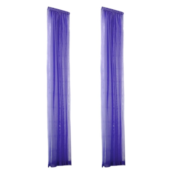 yilyih Solid Sheer Rod Pocket Curtain Voile Draperies,Sheer Curtains,Colorful Gauze Door and Window Curtains,Glass Gauze Curtains for Kitchen Bedroom Children Living Room Yard,Solid Colored