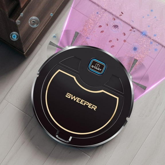 yilyih Intelligent Robot Vacuum Cleaner,Sweeping Robot,Robot Vacuum,Strong Suction Quiet,Super-Thin,Three in One Household Model,For Pet Hair and Sundries Hard Floor Low Pile Carpet