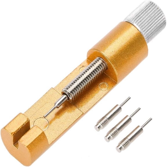 yilyih Watch Adjustment Tool Kit Metal Adjuster Watch Strap Bracelet Link Pins Remover Repair Tools Kit Watch Link Removal Tool Kit