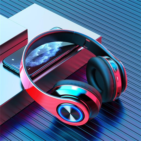 yilyih Wireless Headphones,Hd Stereo Sound Over Ear with Built-In Microphones,Wireless Call,Deep Bass,Fast Charge Bluetooth 5.0 Headset for Adults,School,Travel,High Value&High Craftsmanship