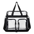 thumbnail image 1 of yiyefu Transparent Handbag Transparent Bag Portable Fashionable Women's Shoulder Bag Storage Bag, 1 of 7