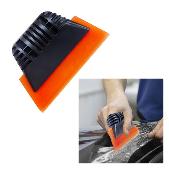 Yl-YANG 2 Pack Small Squeegee, Non-Slip Handle Rubber PPF Squeegee, Window Cleaning, Shower Glass Door, Car Windshield,Non-Slip Handy Tint Squeegee for Window Tinting
