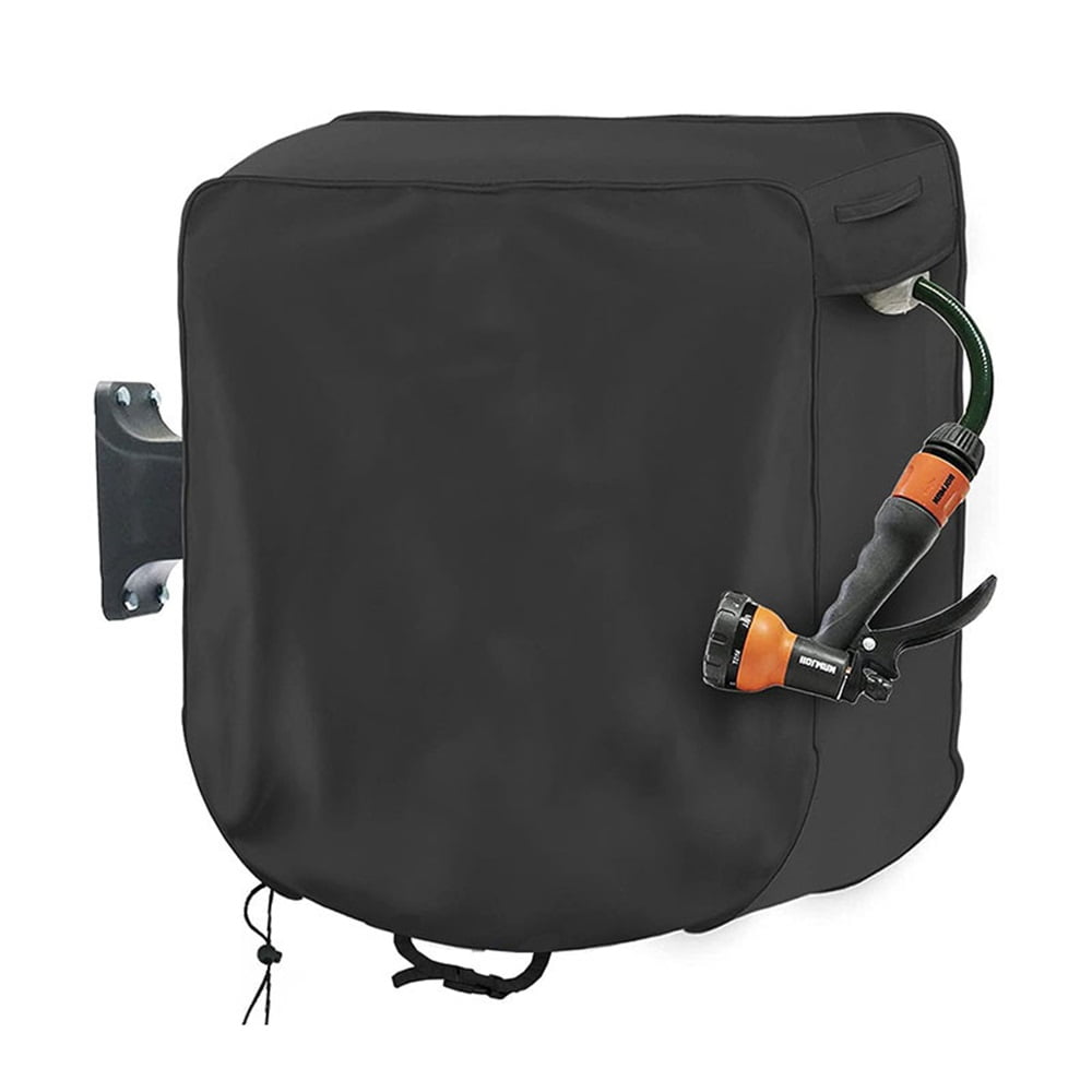yl-YANG Garden Hose Reel Cover Protective Cover Sun Protection Lightweight, Waterproof Portable Retractable Garden Hose and Reel(60*45*60cm)