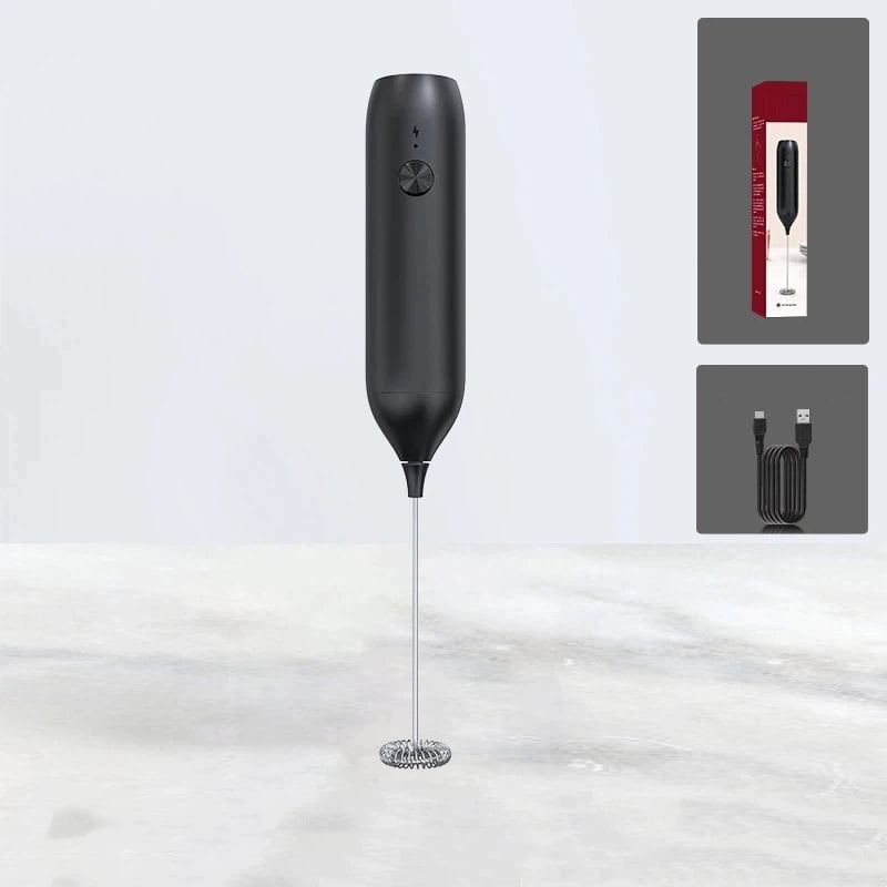 Yl-YANG Rechargeable Milk Frother, USB-C Milk Frother Handheld, Blender, Matcha Whisk, Hand Blender, Milk Frother Rechargeable for Matcha, Latte, Bulletproof Coffee, Cappuccino