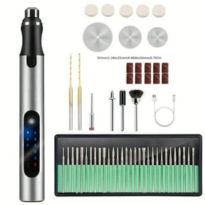 Yl-YANG USB Rechargable Engraving Machines Pen with 49 bits,Mini Electric Engraver Etching Machines Cordless Rotary Tools Engraved Jewelry Stone Plastic Wood Resin Model