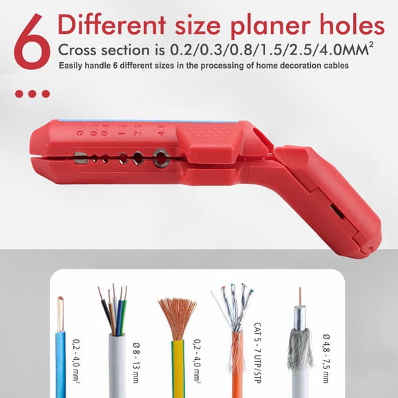Yl-YANG niversal Stripping Tool, 135 mm Ergostrip, Metric Sizes, Right Handed Version Wire stripping pliers, wire and cable stripping and peeling tools