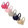 thumbnail image 1 of ylioge 5 Pack Plus Size Sports Bras for Women No Underwire S-5X Push Up Bralettes Pullover Breathable Support Everyday Workout Tshirt Underwear Bra, 1 of 2