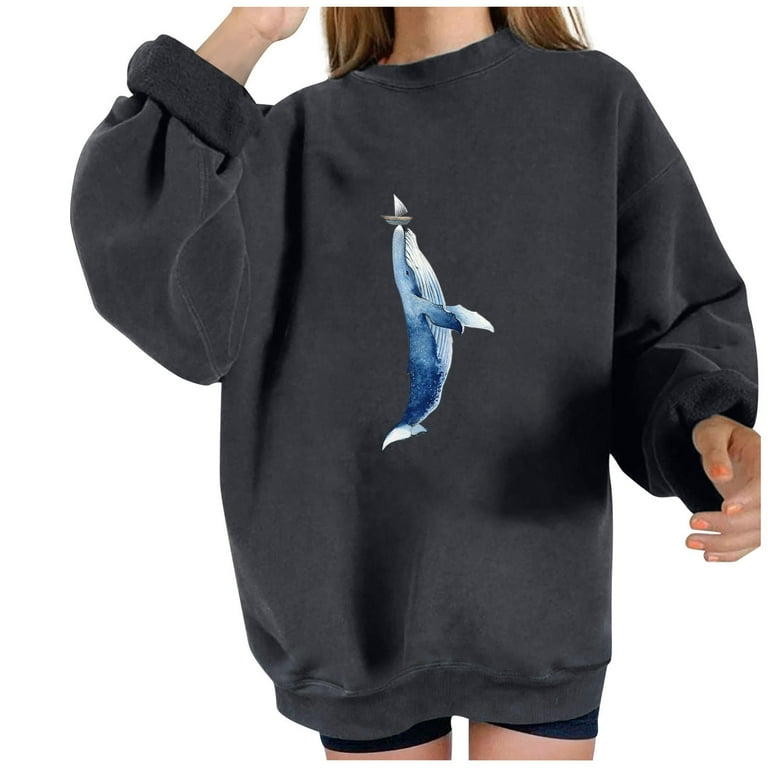 Vintage whale sweatshirt store