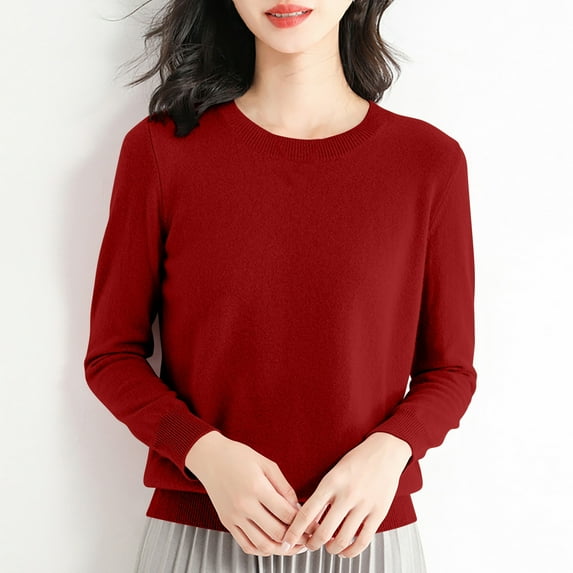ylioge Long Sleeve Undershirt for Women, Womens Thermal Underwear Slim Fit Warm Crewneck Solid Color Under Scrubs Shapewear Tops Blosues T Shirts Spring