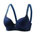 thumbnail image 1 of ylioge M-4X Plus Size Bras for Women with Underwire Push Up Bralettes Womens Lightweight Solid Color Breathable Support Everyday Work Underwear Bra, 1 of 6