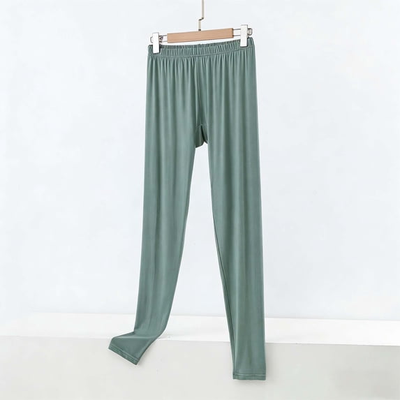 ylioge M-5X Plus Size Pajama Pants for Women Soft-Modal Casual Solid Color Elastic Waist Straight Leg Comfortable Loungewear Sleepwear Pajamas Pant