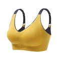thumbnail image 1 of ylioge M-5X Plus Size Push Up Bras for Women No Underwire Removeable Padded Bralettes Ladies Breathable Color-Block Support Lifting Underwear Bra, 1 of 3