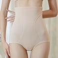 thumbnail image 1 of ylioge M-5XL Plus Size Underwear for Women High Waisted Shapewear Panties Ladies Lightweight Solid Stretchy Butt Lifting No Show Briefs, 1 of 4