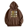 thumbnail image 1 of ylioge Oversized Sweatshirts for Women Loose Fit, Womens Pickle Pattern Sweatshirt Casual Loose Long Sleeve Drawstring Solid Color Graphic Y2k Hoodies with Pockets, 1 of 3